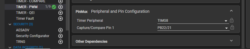 SysConfig PWM 配置